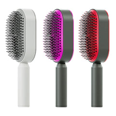 Self-Cleaning Hair Brush | Easy Clean Brush | Detangling